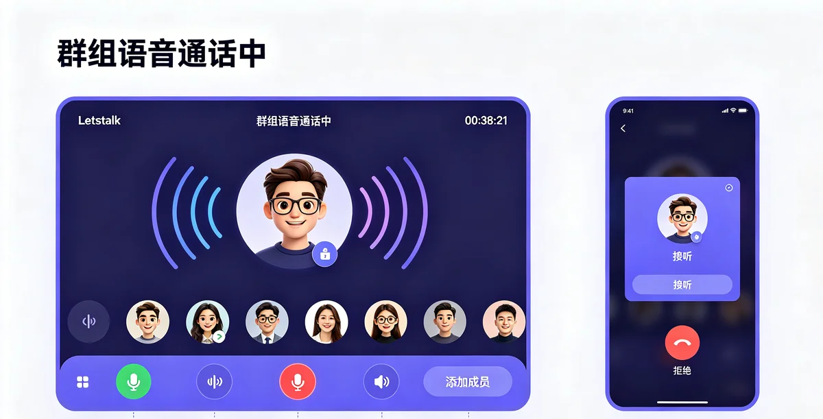 Letstalk加密通讯软件 - 安全聊天|官方客户端下载