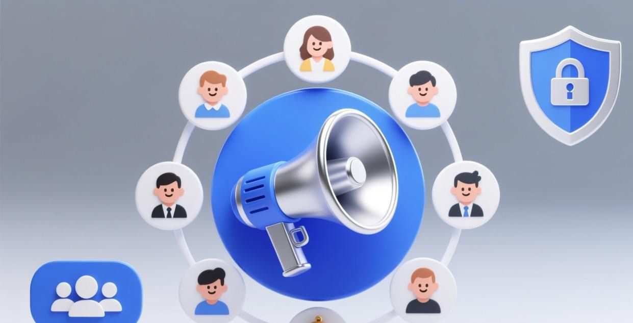 Letstalk 利用标签实现群组广播教程：无需建群，一键即可群发信息