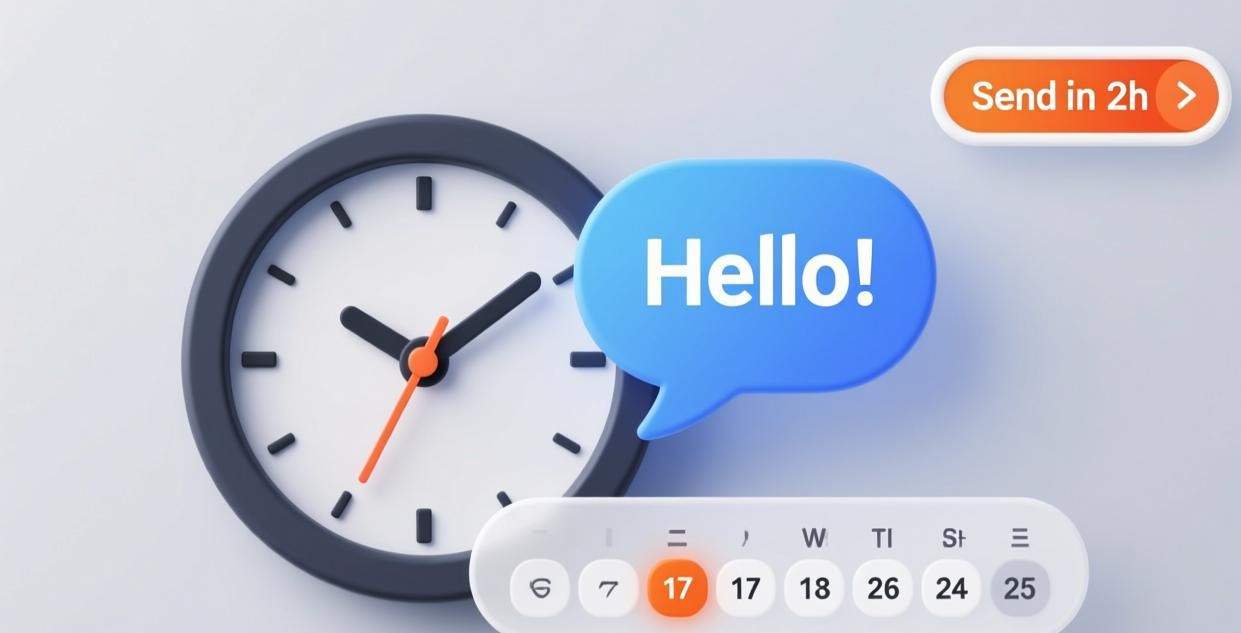 Letstalk 定时发送功能指南：确保消息准时送达